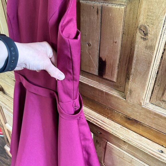 Ieena for Macduggal 6 Dress Purple Cocktail Dress Fit and Flare Sleeveless - Picture 6 of 14